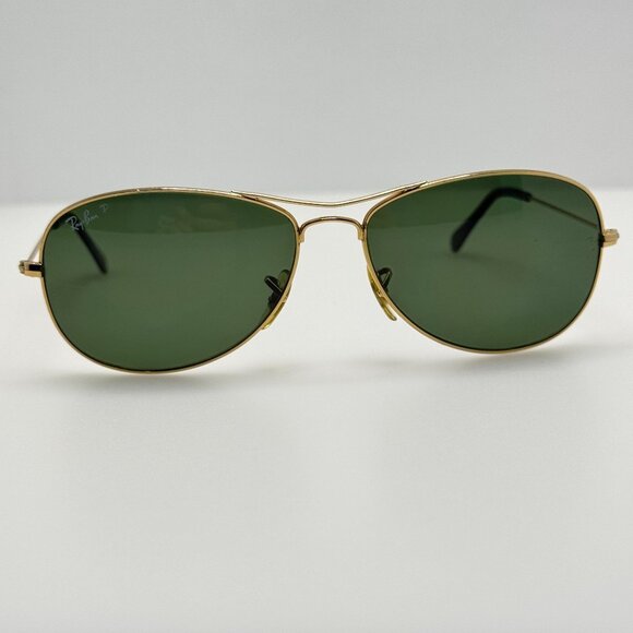 Ray Ban Sunglasses RB 3562 001/58 Cockpit Polarzied 59-14 - Picture 1 of 9